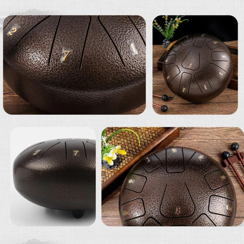 Harmony Oase™ Steel Tongue Drum voor Muzikale Meditatie en Creatieve Expressie