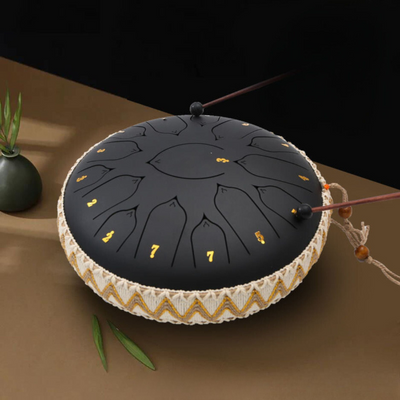 Harmony Oase™ Steel Tongue Drum voor Muzikale Meditatie en Creatieve Expressie