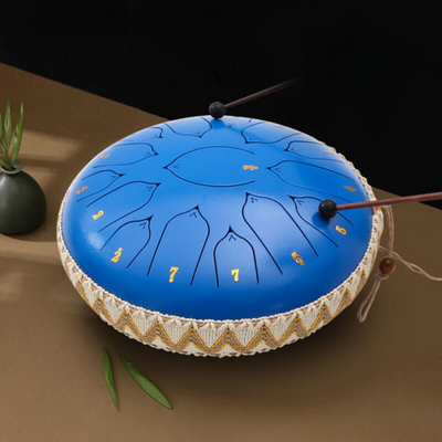 Harmony Oase™ Steel Tongue Drum voor Muzikale Meditatie en Creatieve Expressie