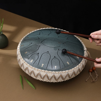 Harmony Oase™ Steel Tongue Drum voor Muzikale Meditatie en Creatieve Expressie