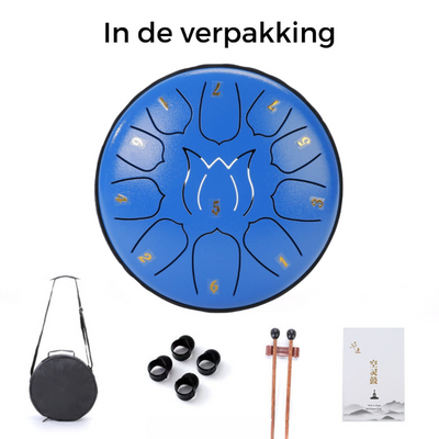 Harmony Oase™ Steel Tongue Drum voor Muzikale Meditatie en Creatieve Expressie
