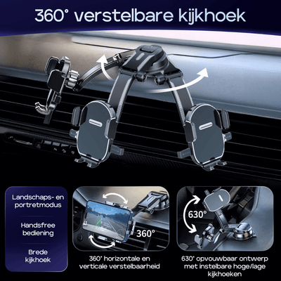 Grippa - Support téléphone voiture rotatif 360°