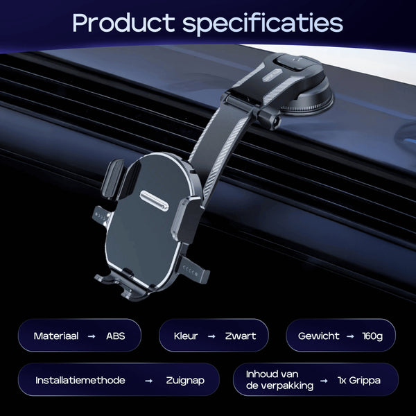 Grippa - Auto-Handyhalter mit 360°-Drehfunktion