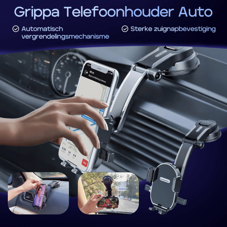 Grippa - Support téléphone voiture rotatif 360°