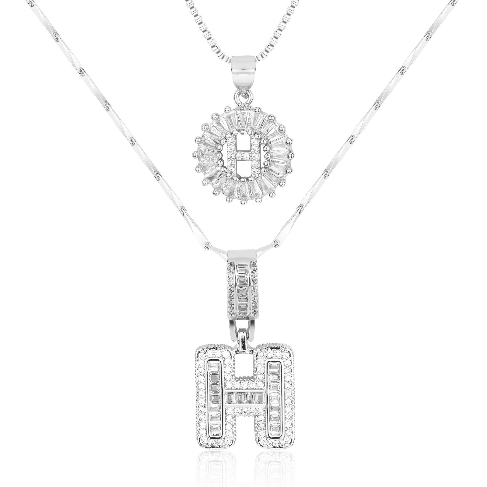 GemLetter Ketting - Initiaal Hanger met Luxe Glans