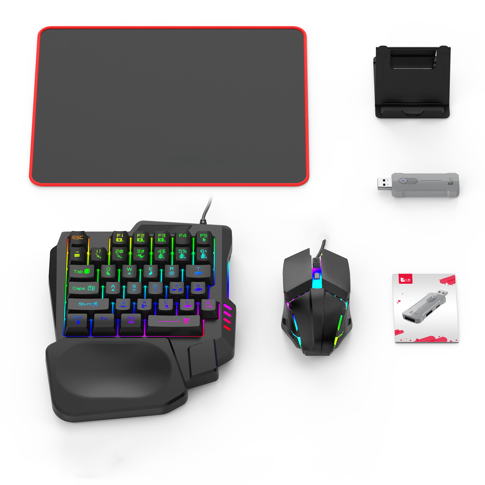 RGB Gaming Toetsenbord met Muis - Ergonomische Set - Nexvex