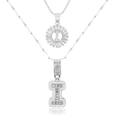 GemLetter Ketting - Initiaal Hanger met Luxe Glans