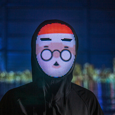 GloMask™ | Jouw Interactieve LED Feestmasker