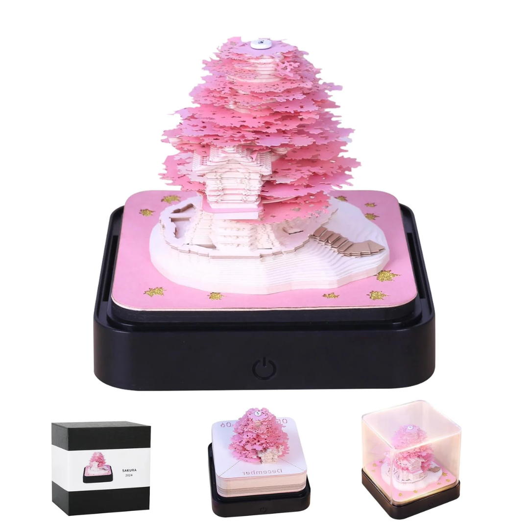 Magic Calendar 2026 – Arbre rose lumineux