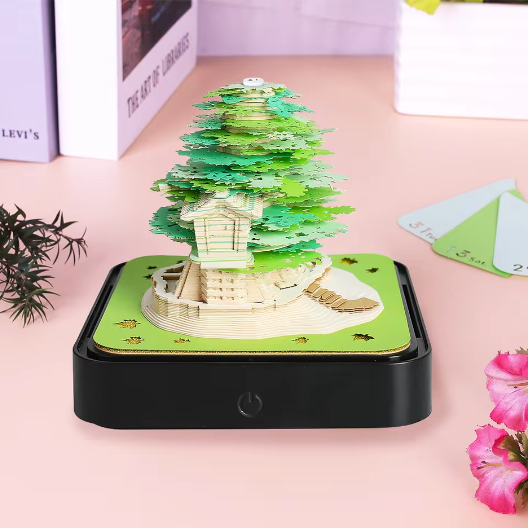 Magic Calendar 2026 – Arbre vert lumineux