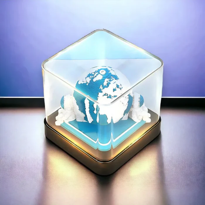 Calendrier Magique 2026 – Terre Bleue avec Éclairage
