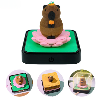 Magic Calendar 2026 – Capybara avec éclairage