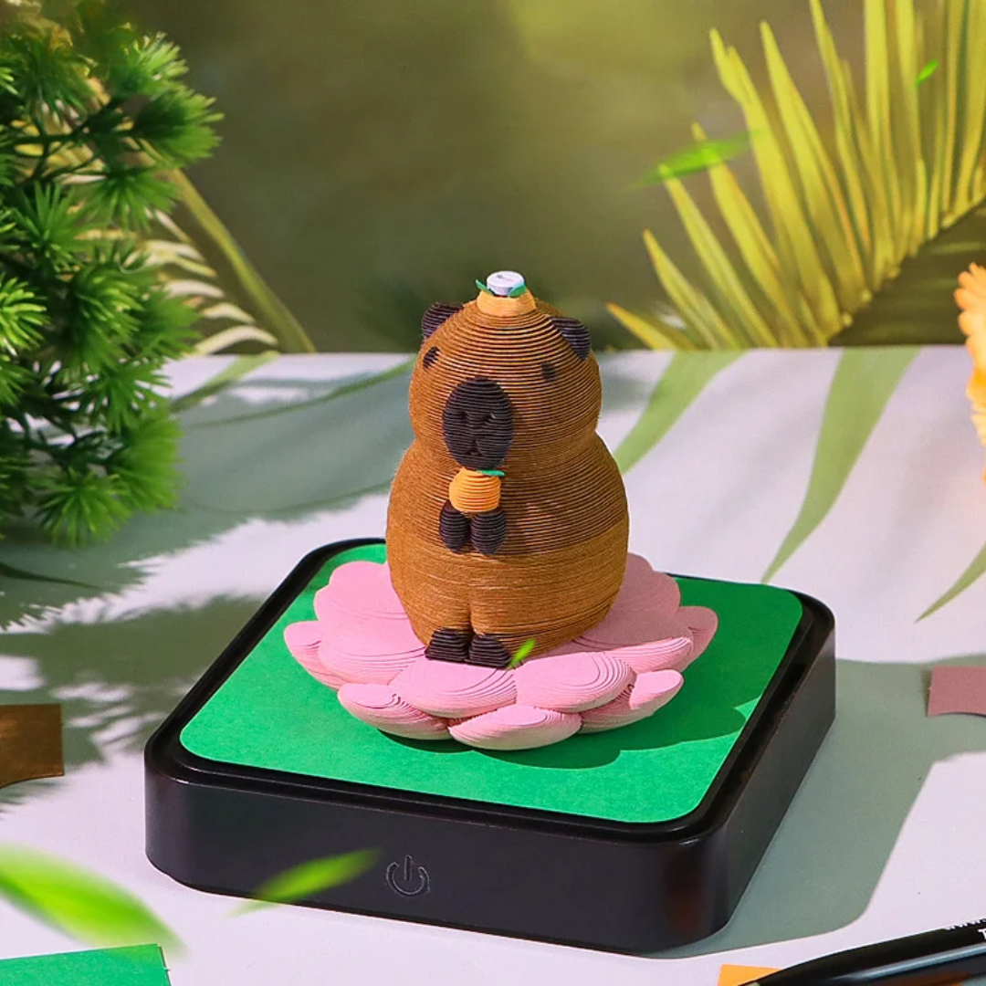 Magic Calendar 2026 – Capybara avec éclairage