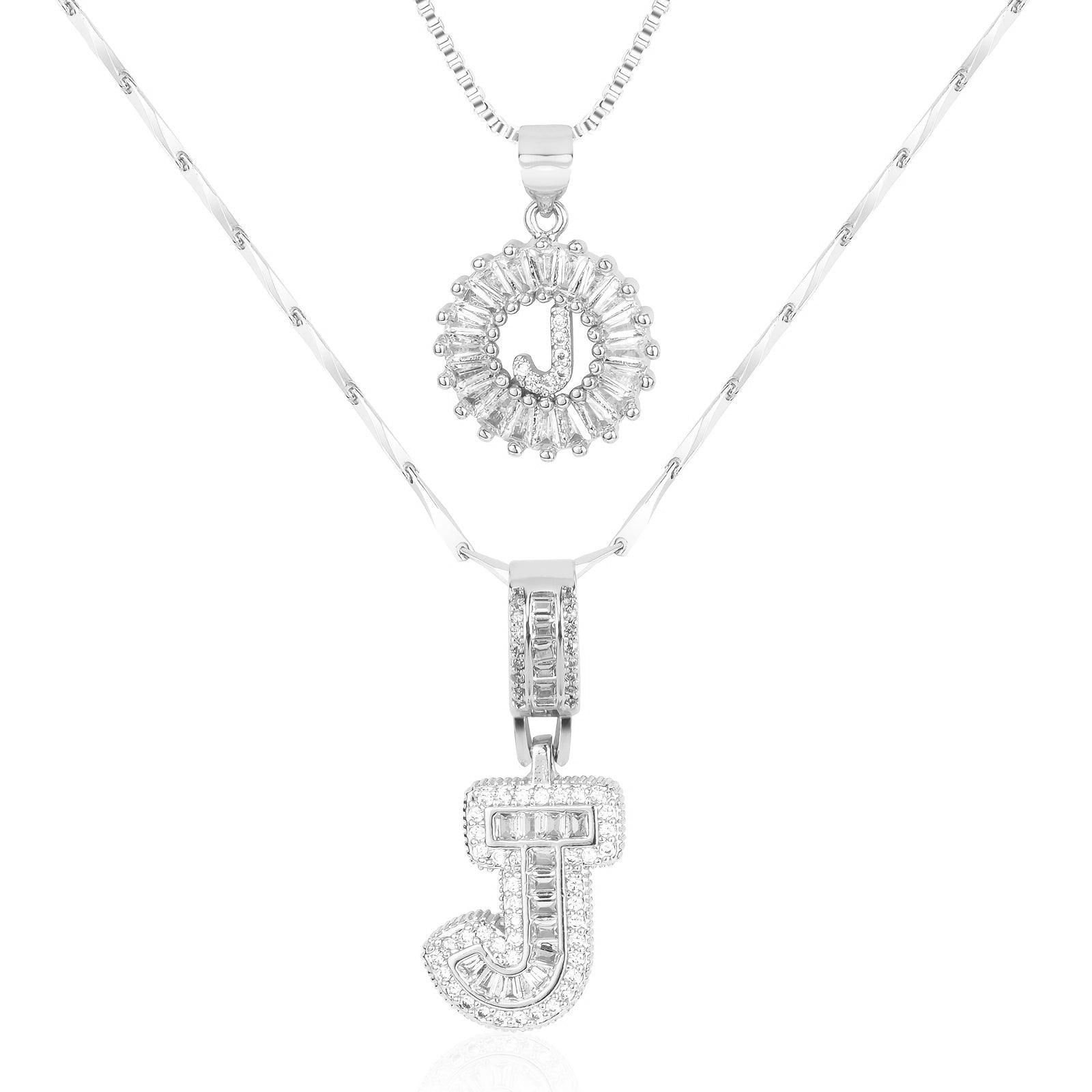 GemLetter Ketting - Initiaal Hanger met Luxe Glans