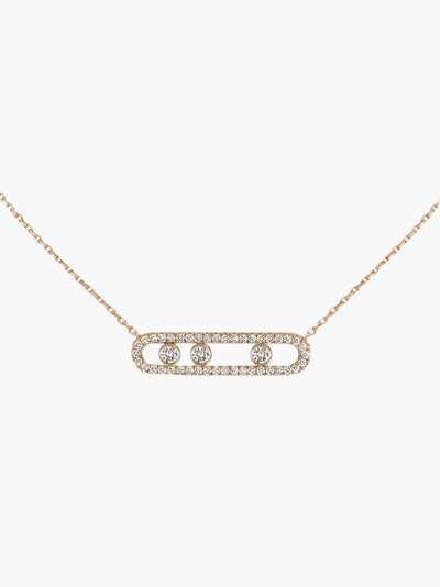 Lara - Collier élégant avec diamants mobiles