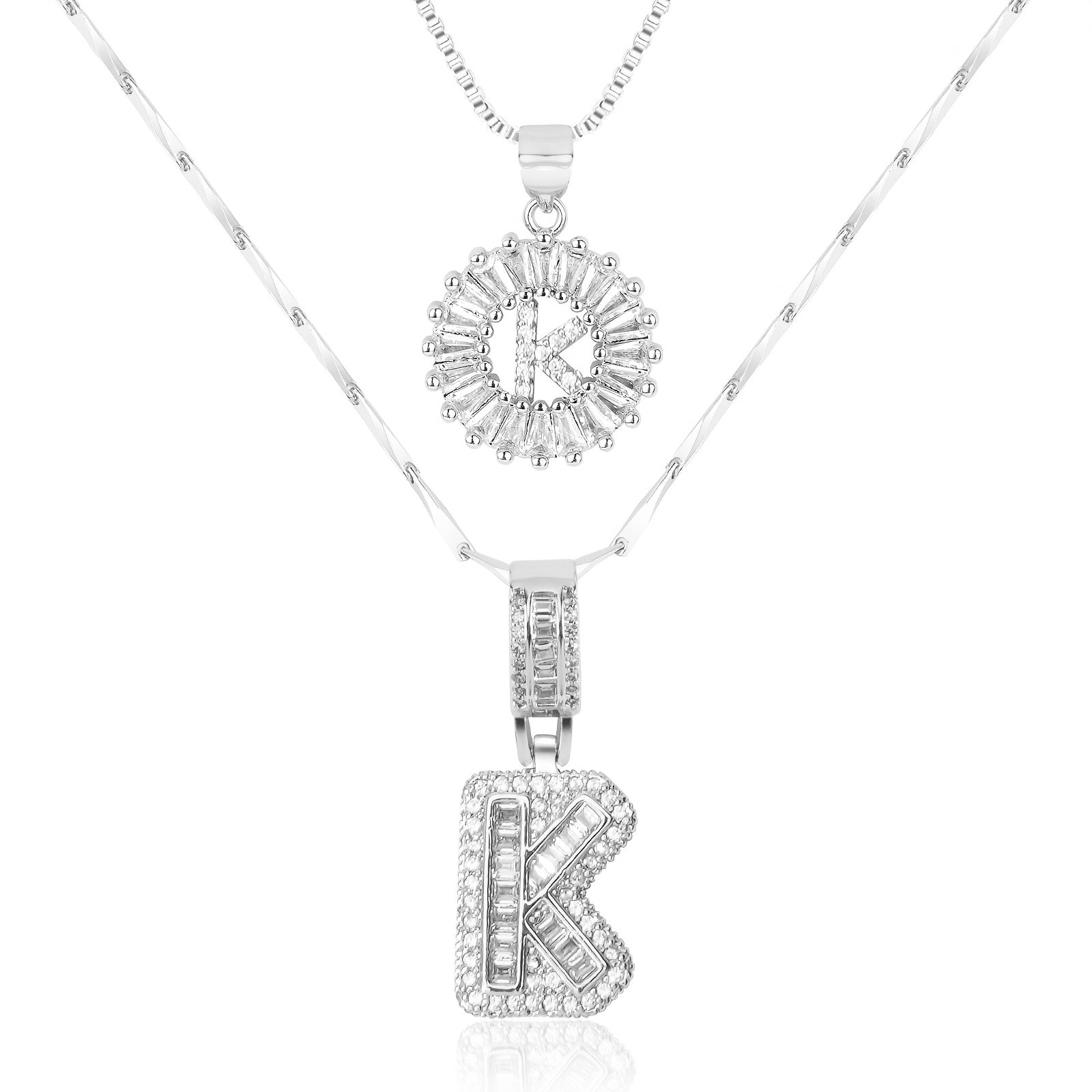 GemLetter Ketting - Initiaal Hanger met Luxe Glans