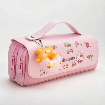 Etui - Speels Design Met Dubbele Opbergruimte