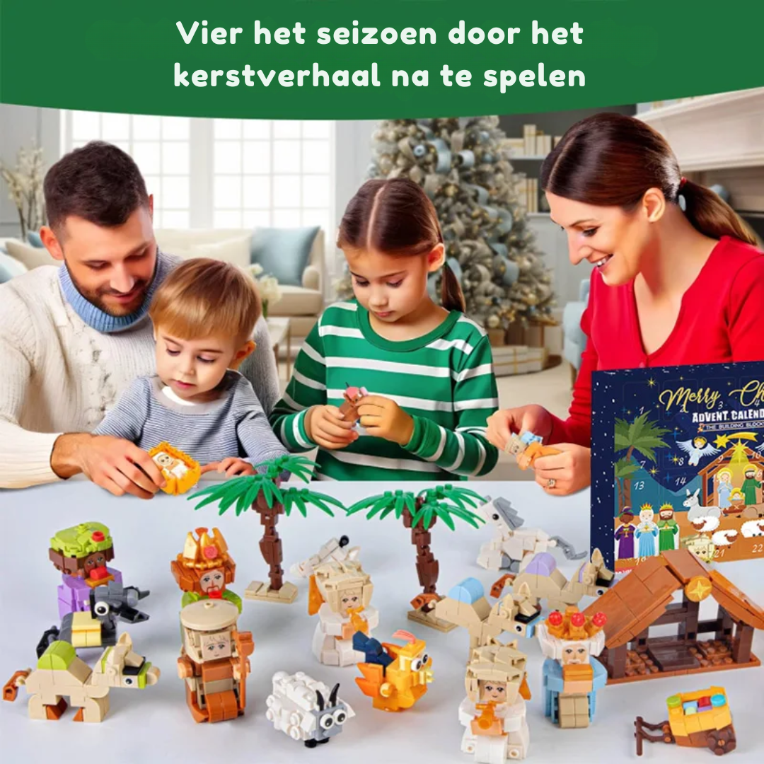 Miniatuur Kerststal Figuren Adventskalender 2025