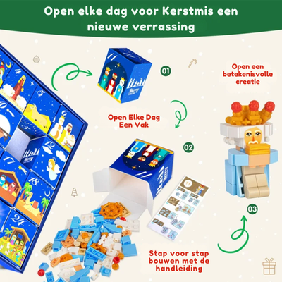 Miniatuur Kerststal Figuren Adventskalender 2025