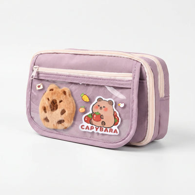 Capybara Etui - Grote Capaciteit Met Slimme Vakindeling
