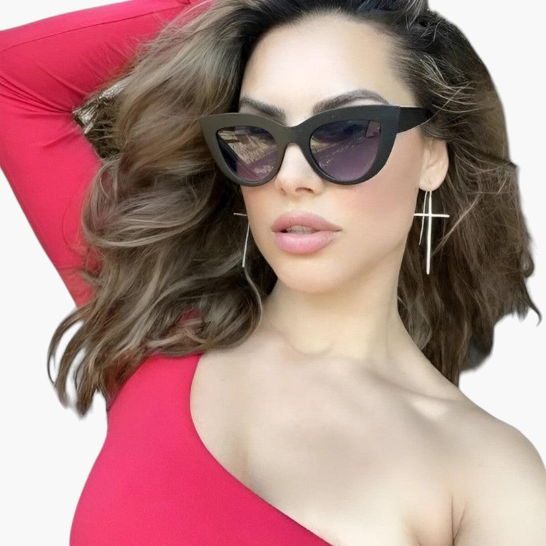 Cat-eye zonnebril met getinte glazen - Rachel