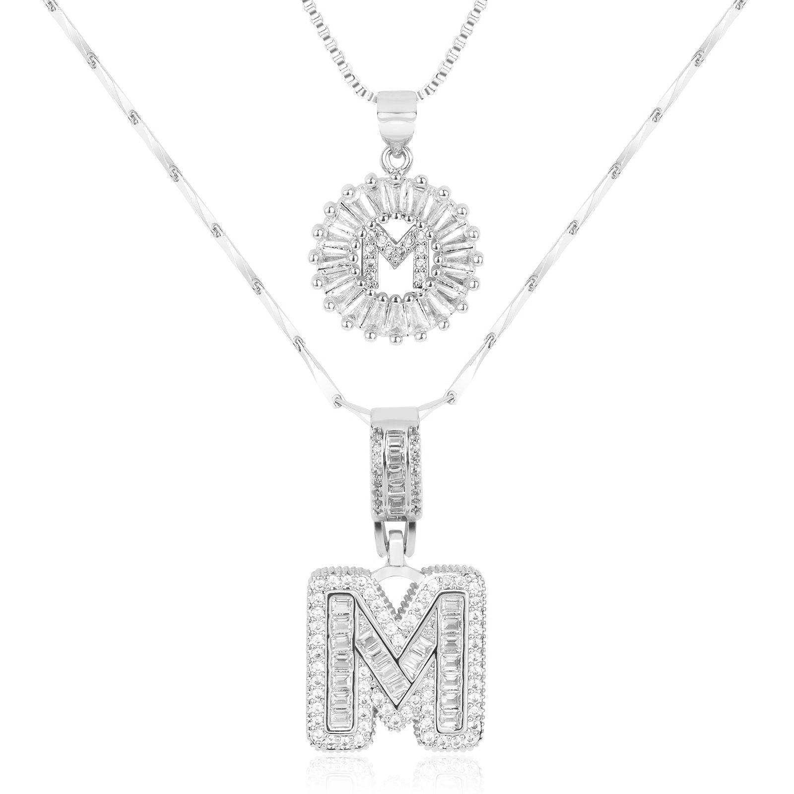GemLetter Ketting - Initiaal Hanger met Luxe Glans