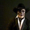 Halloween Doodshoofd Masker met Hoed