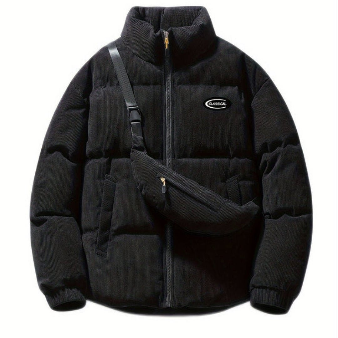 Corduroy Winterjas Dames Met Schoudertas - Emmy