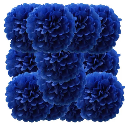 Pompom - Kleurrijke Feestdecoratie Voor Bruiloften En Feestdagen - 12 Stuks
