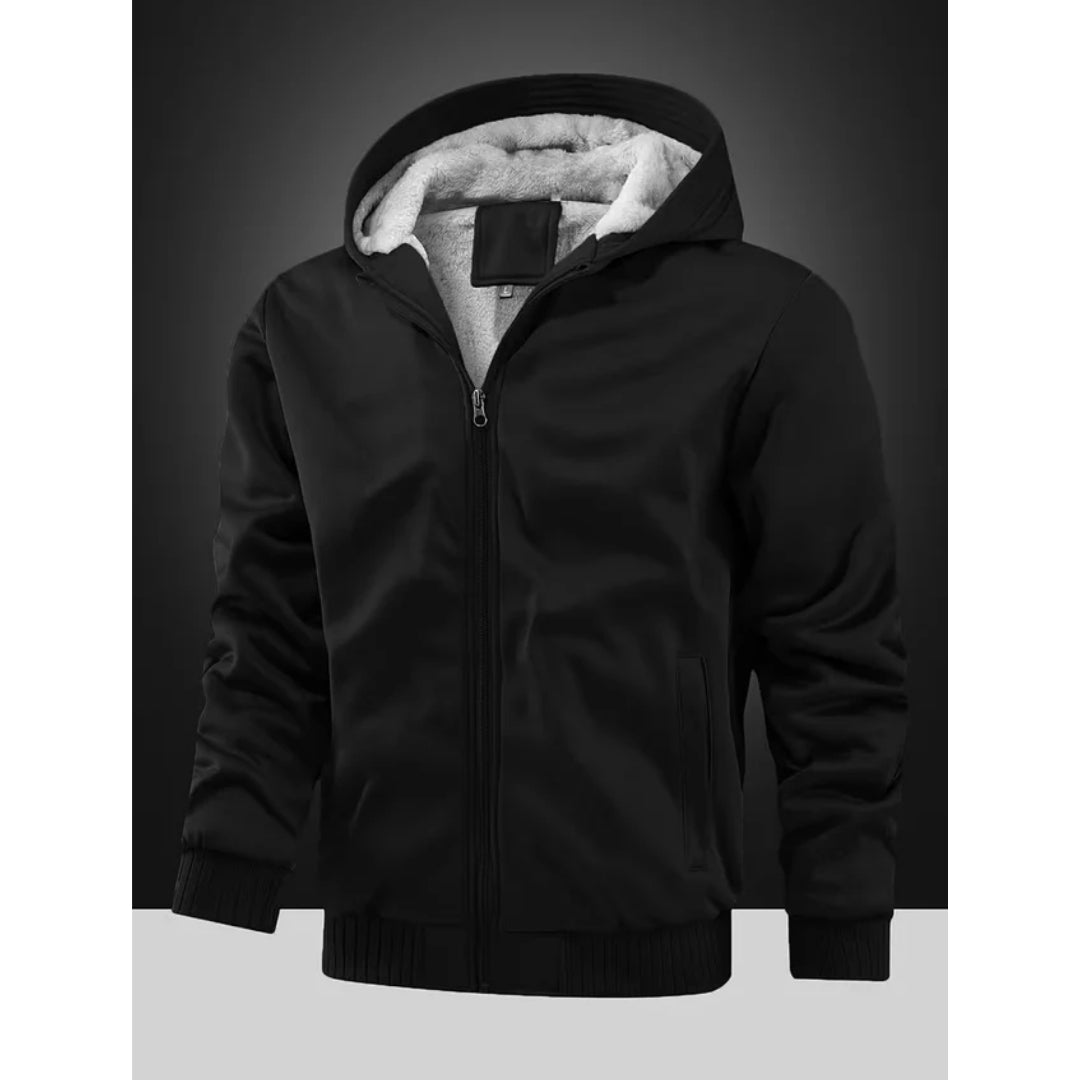 Warme Fleece Jas Voor Heren Met Capuchon - Jack