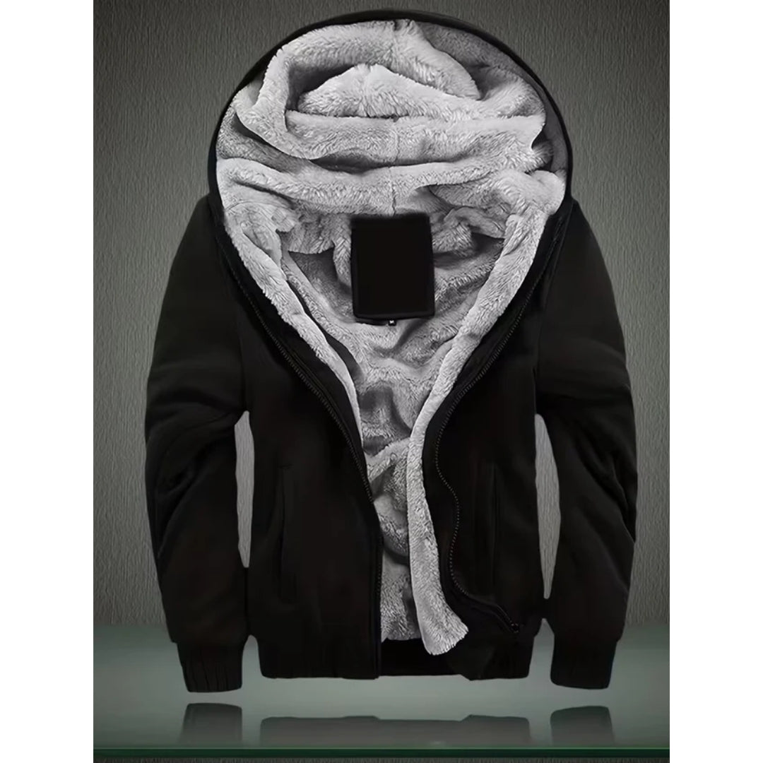 Warme Fleece Jas Voor Heren Met Capuchon - Jack