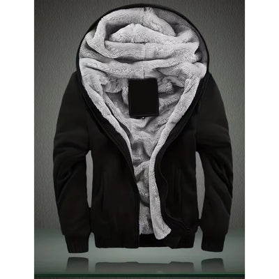 Warme Fleece Jas Voor Heren Met Capuchon - Jack