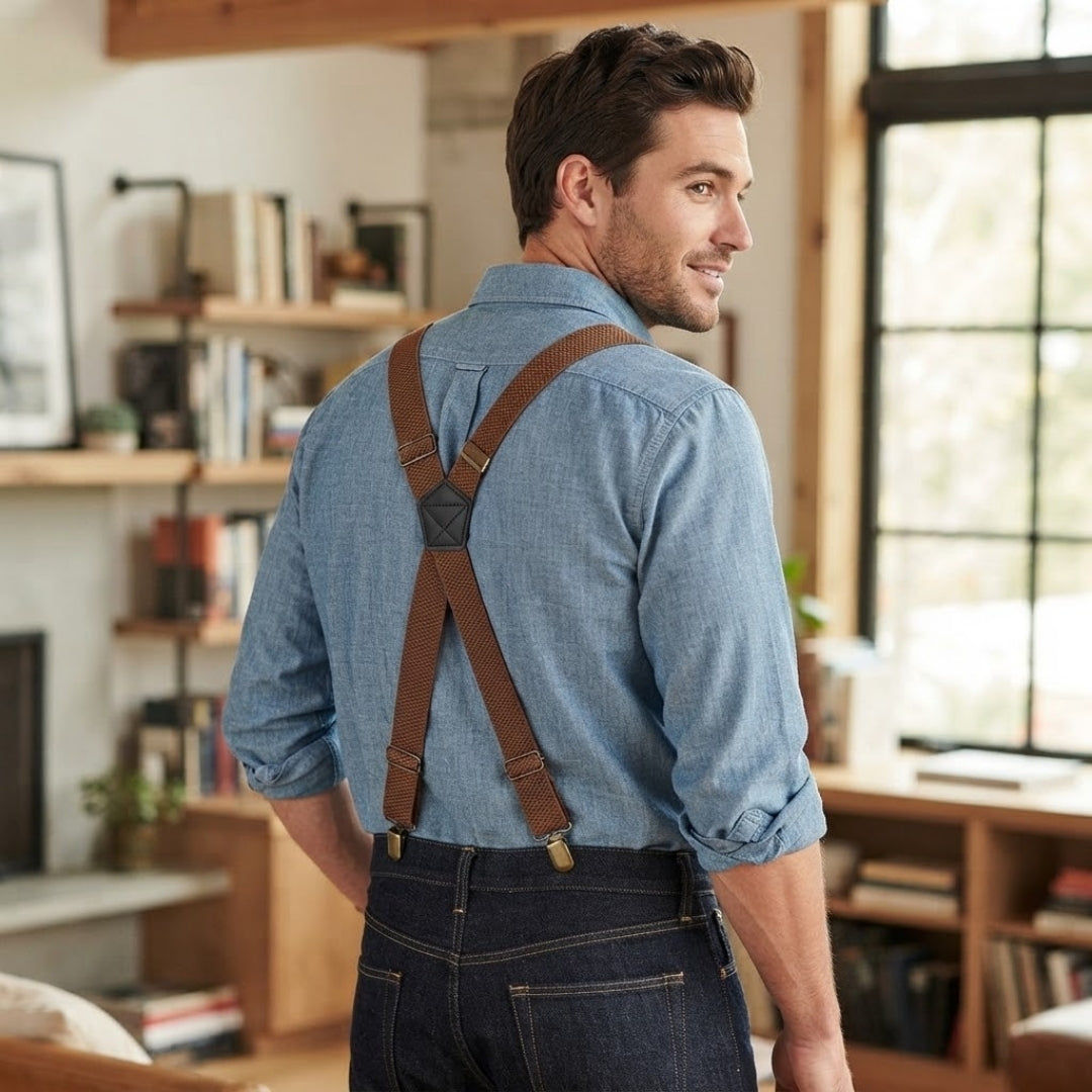 Bretels - Heavy Duty X-Back met 4 Sterke Clips