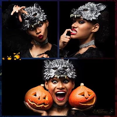 Halloween Dieren Masker - Realistisch 3D Ontwerp