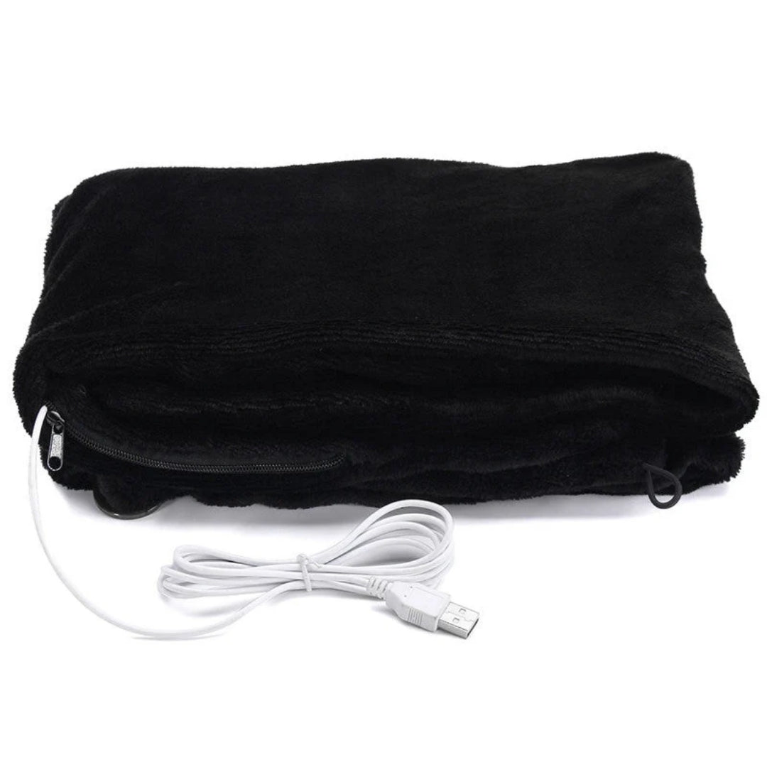 Verwarmde Sjaal en Deken - USB Warmtewrap Voor Schouders en Knieën