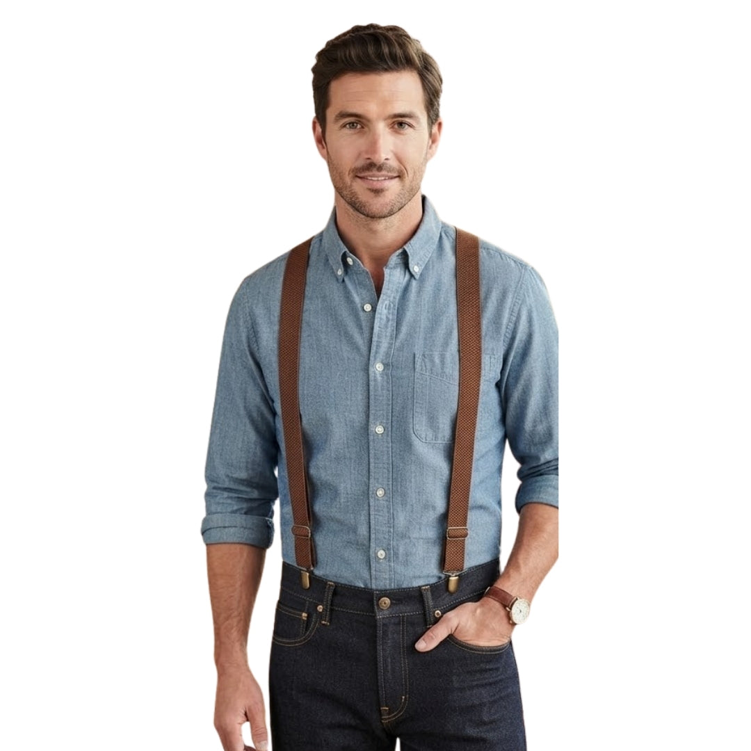 Bretels - Heavy Duty X-Back met 4 Sterke Clips