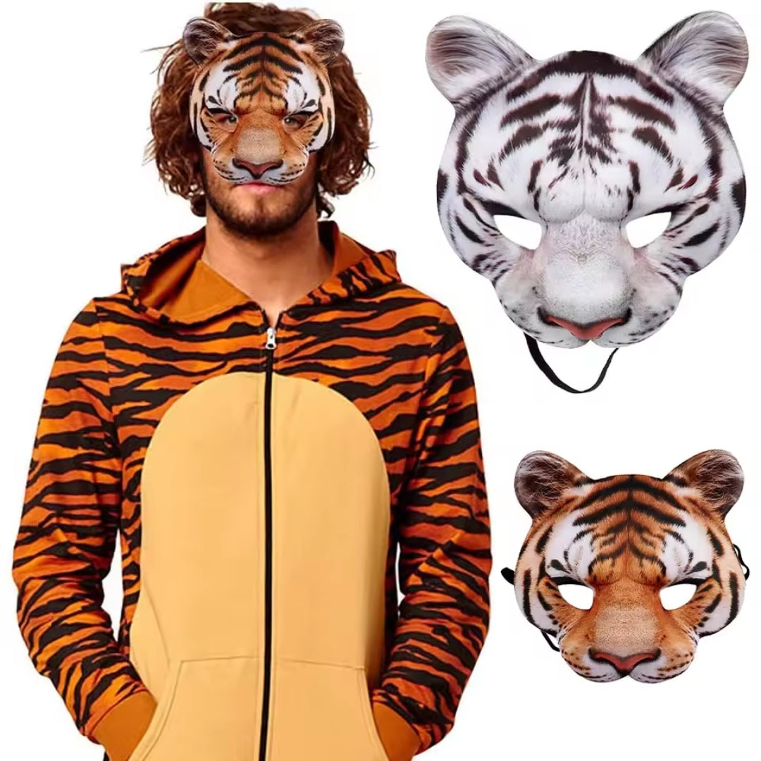 Halloween Dieren Masker - Realistisch 3D Ontwerp