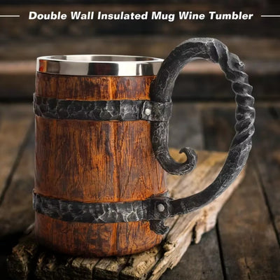 Bierpul Oktoberfest Met Viking Houtlook