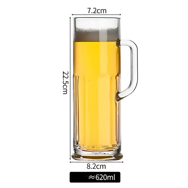 Oktoberfest-ølkrus - klassisk drikkeglas med stor kapacitet