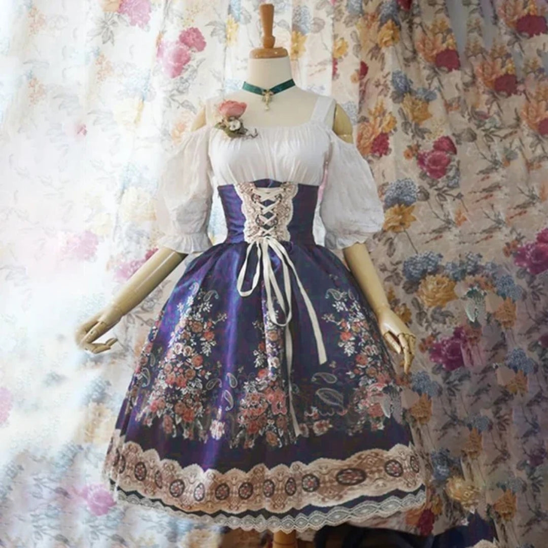 Traditionele Oktoberfest Dirndl Voor Dames - Beierse Elegante Pasvorm