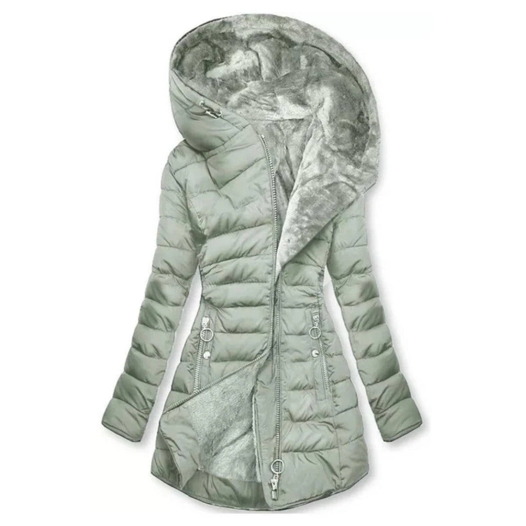 Lange Dames Winterjas Met Capuchon - Bonny