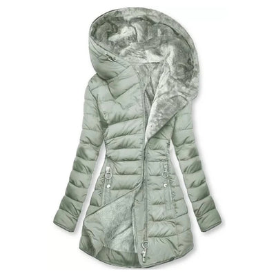 Lange Dames Winterjas Met Capuchon - Bonny