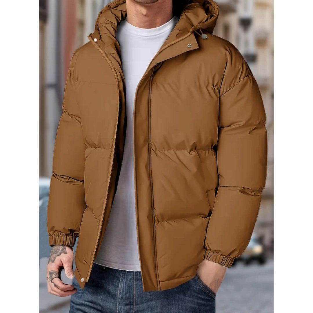 Winddichte Winterjas Heren Met Capuchon - James