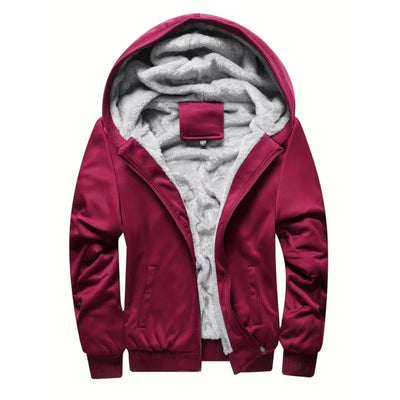 Warme Fleece Jas Voor Heren Met Capuchon - Jack