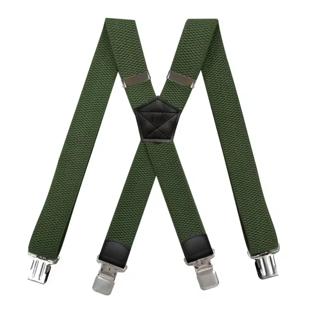 Bretels - Heavy Duty X-Back met 4 Sterke Clips