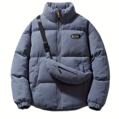 Corduroy Winterjas Dames Met Schoudertas - Emmy