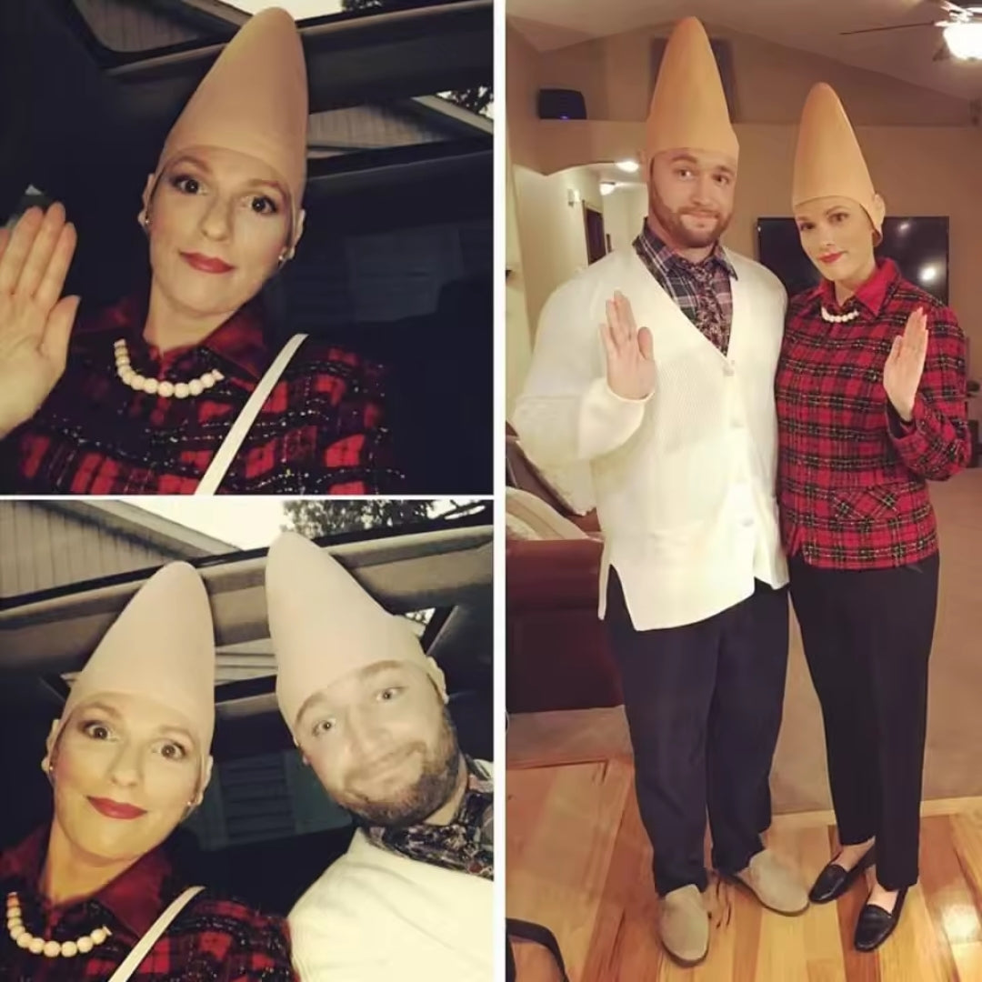 Halloween Masker - Conehead Punthoofd