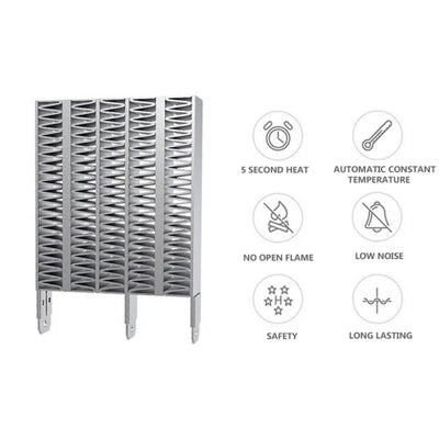 Draagbare Elektrische Heater - Compact Voor Bureau En Thuis