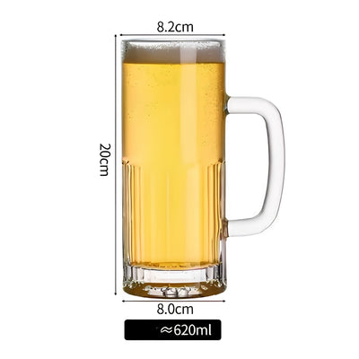 Bierpul Oktoberfest - Klassieke Glazen Drinkbeker Met Grote Inhoud