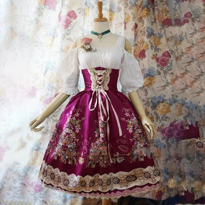 Traditionele Oktoberfest Dirndl Voor Dames - Beierse Elegante Pasvorm
